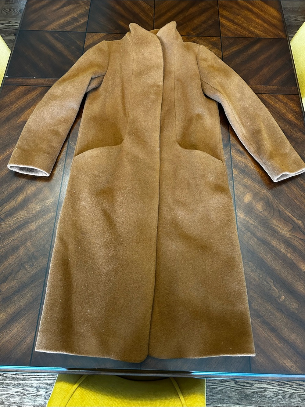 Aritzia Wilfred Cigar Cashmere Wool-Blend Long Coat - Picture 6 of 8